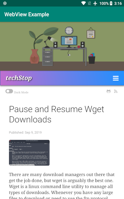 Android WebView