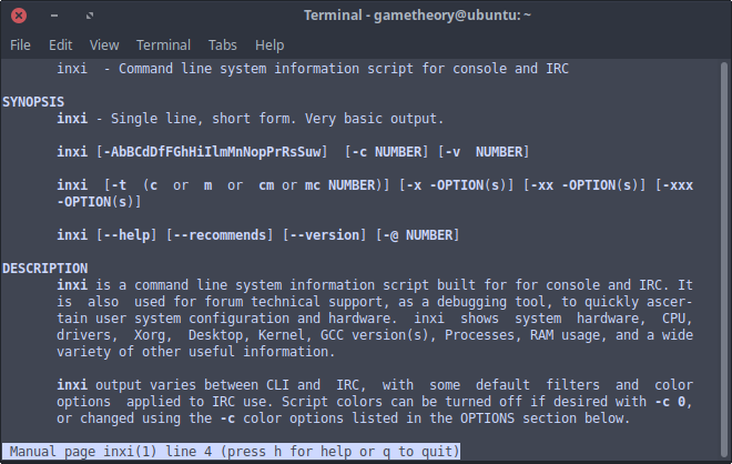 Linux commands for hardware info