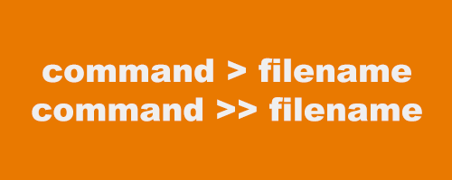 Redirect and Append to a File in Linux