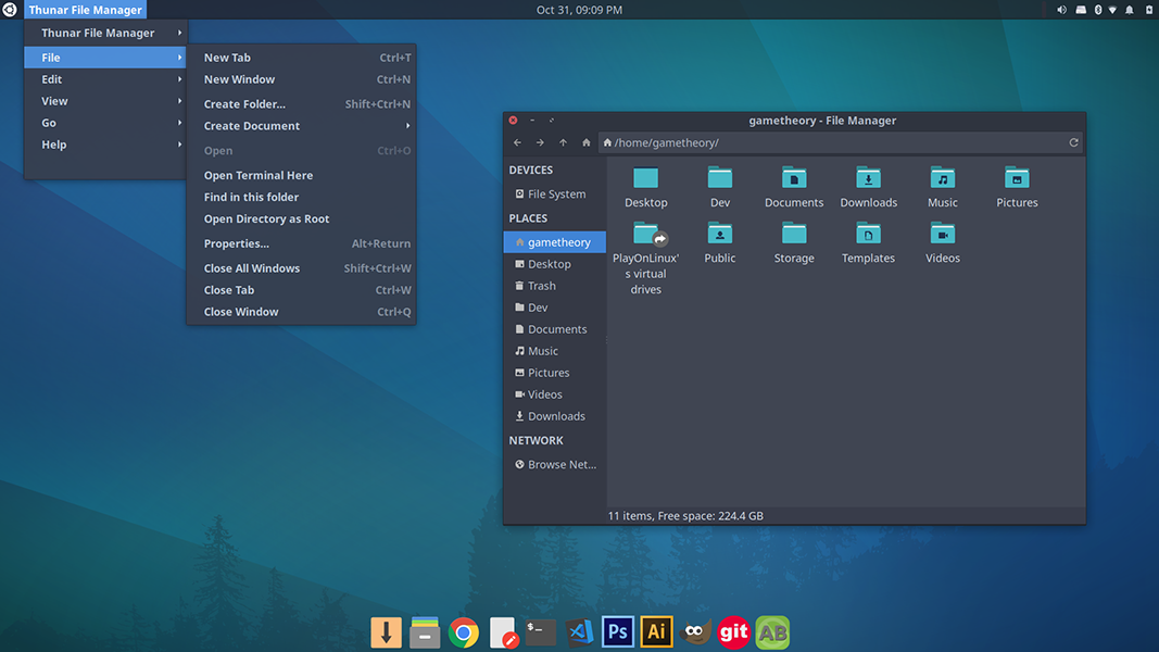 Install a Global App Menu on Xubuntu 18.04
